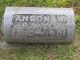 Anson W Baker Headstone