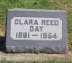 Clara Reed Day Headstone