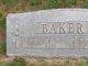 Jackson & Virginia (Wilson) Baker Gravestone