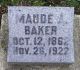 Maude (Davis) Baker Gravestone