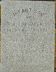 Orville W Baker & Infant Baker Inscription