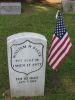 William H Baker Military Service Gravestone