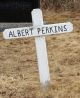 Albert Perkins Grave Marker