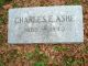Charles E Ashe Headstone