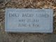 Emily Bagby Usher Headstone