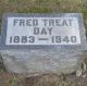 Fred Treat Day Headstone