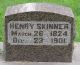 Henry Skinner Gravestone