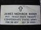 James Monroe Biddy Gravestone