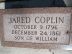 Jared Coplin Grave Marker