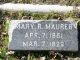 Mary (Richards) Maurer Headstone