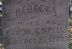 Rebecca Coplin Gravestone Inscription