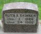 Ruth A Skinner Gravestone