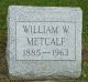 William W Metcalf Gravestone