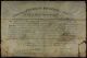 Asa Baker War of 1812 Certificate