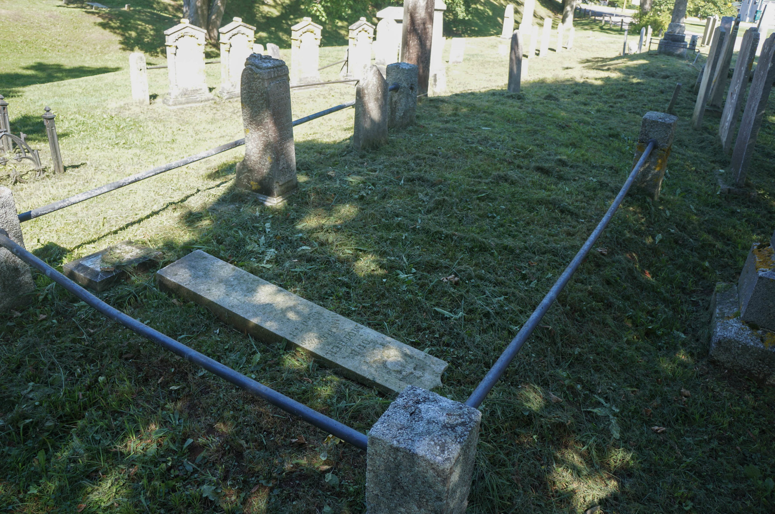 Mary (Woodbury) Perkins in Garrison Graveyard
