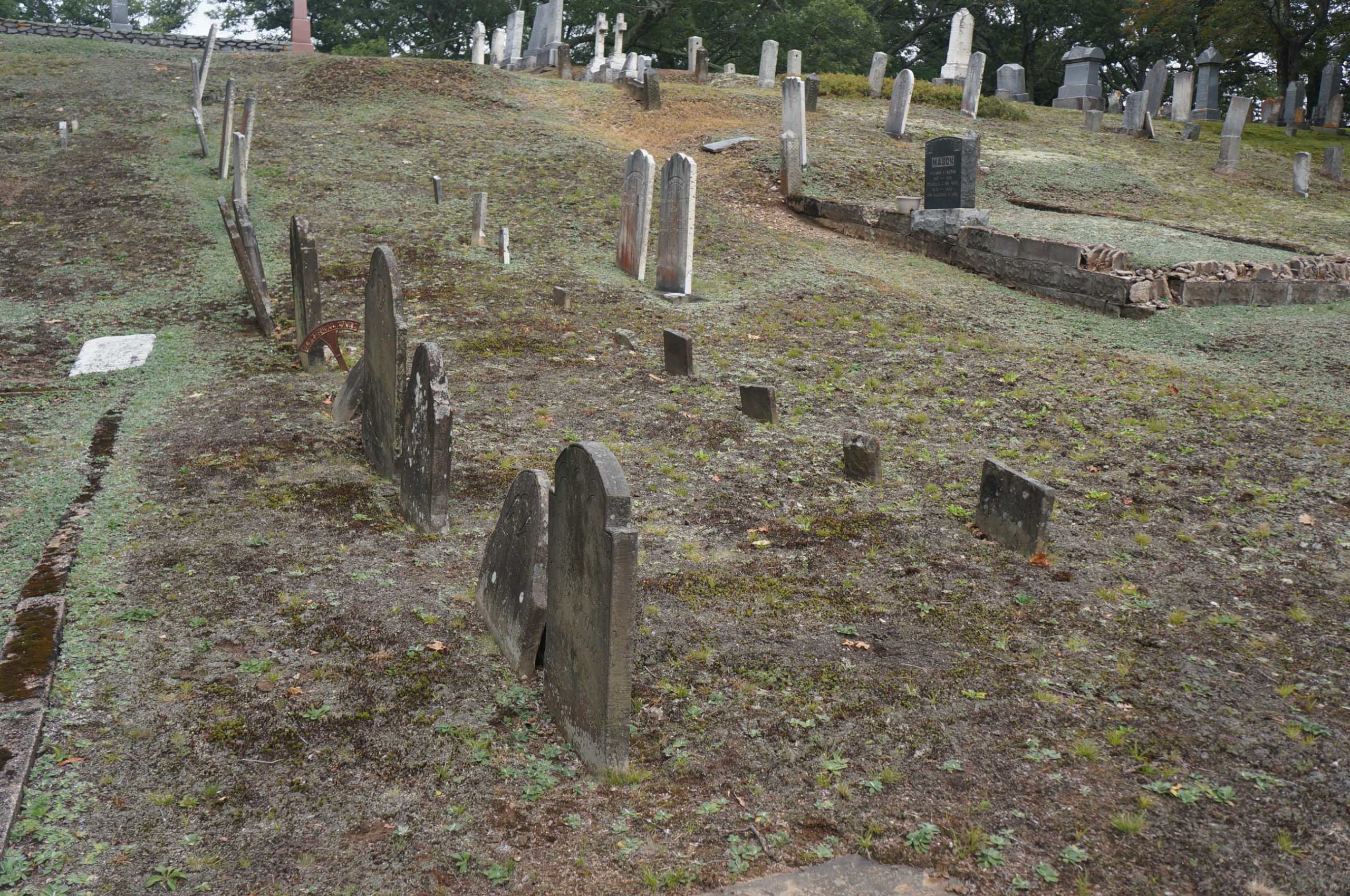 Peck Family Gravestones at Oak Grove Cemetery
