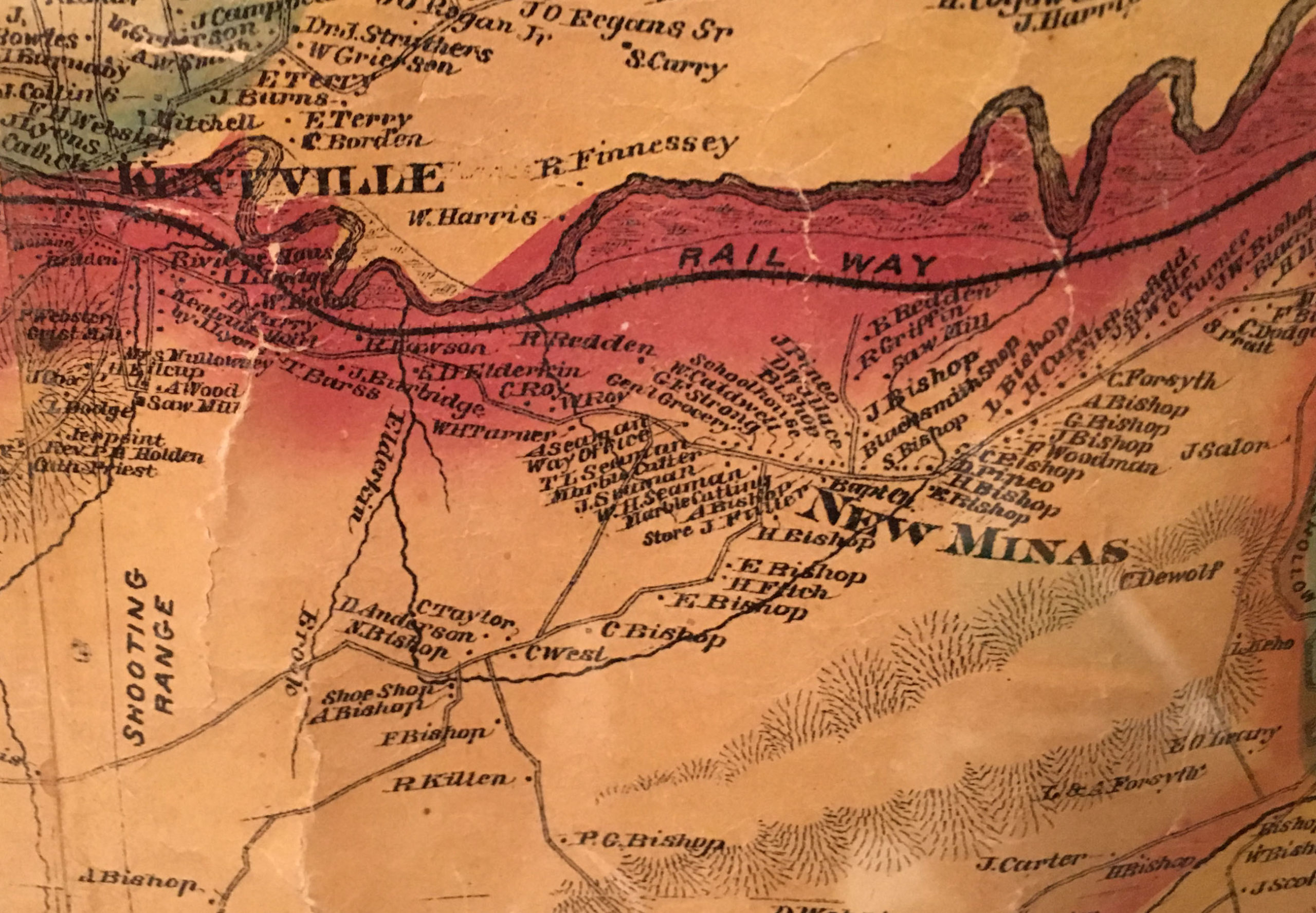 Kentville and New Minas in 1872