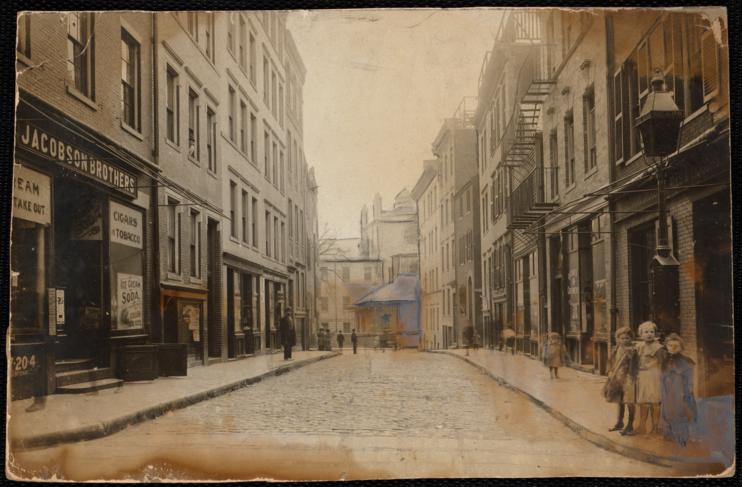 Spring Street looking to Mass Gen. Hospital, 1910