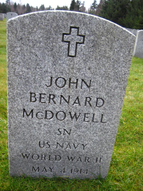 John B McDowell Gravestone