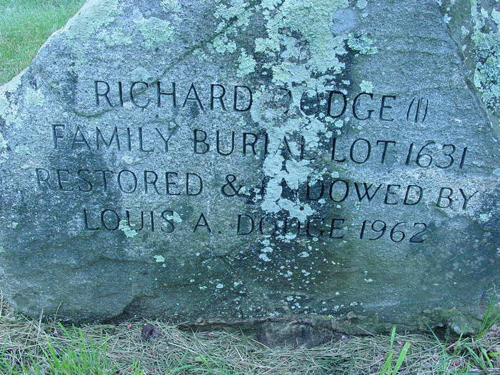 Richard Dodge Grave Marker