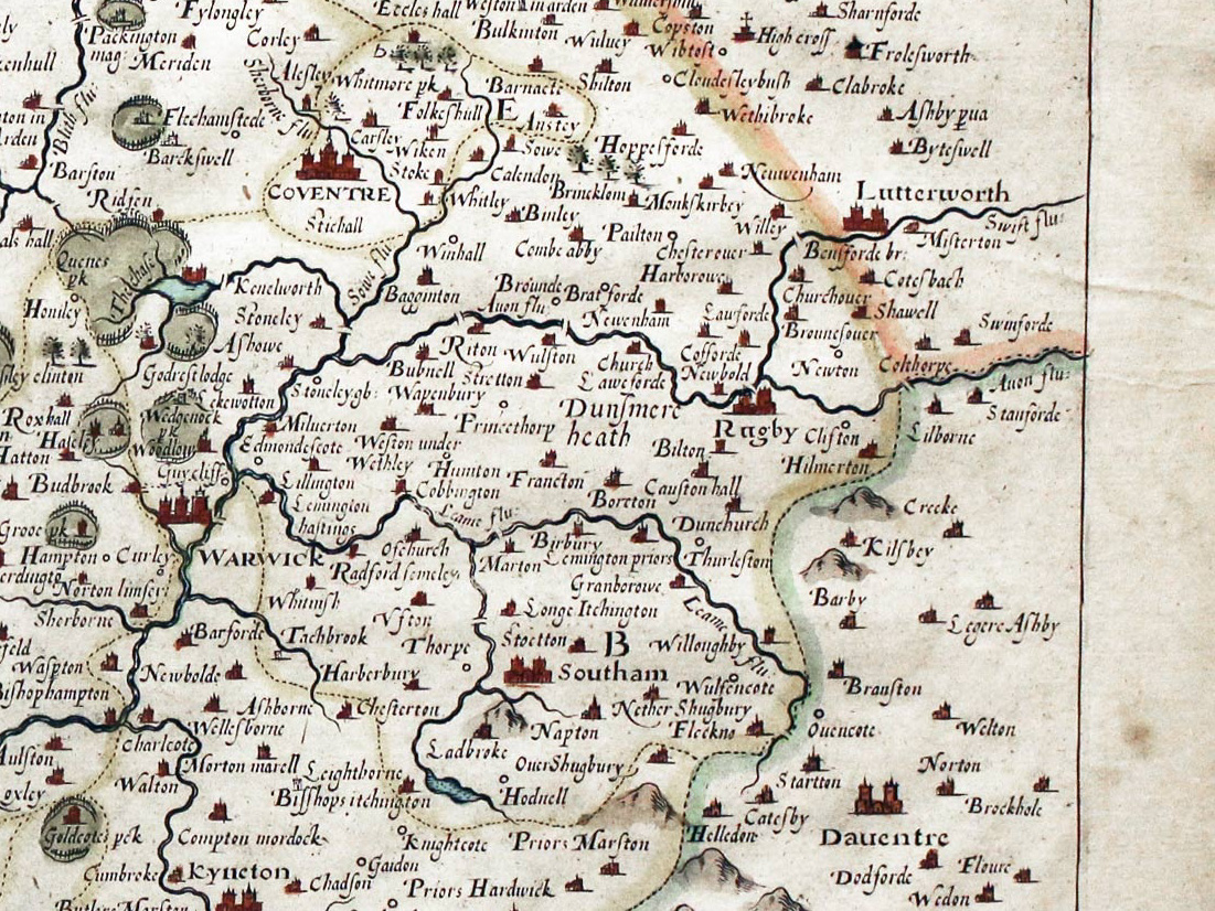 Close Up of Hillmorton, 1610